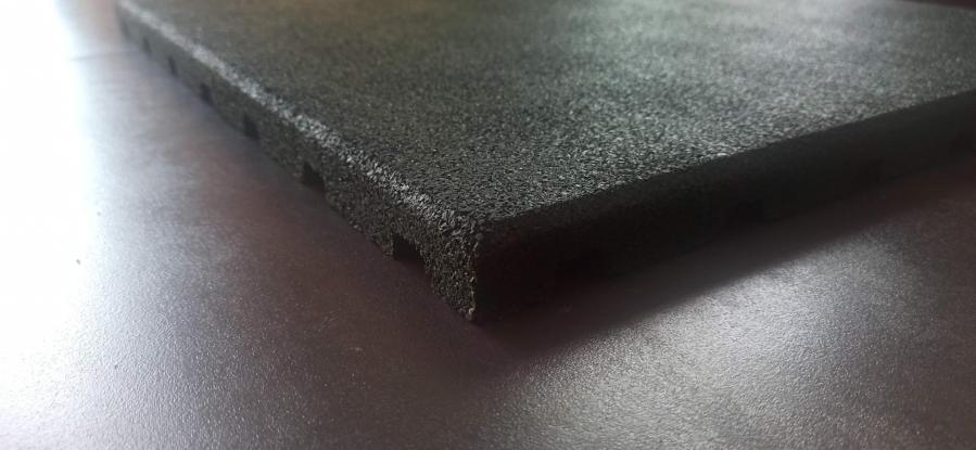 Dalle amortissante aire de jeux Verte 50cm x 50cm - 25mm - Photo 3