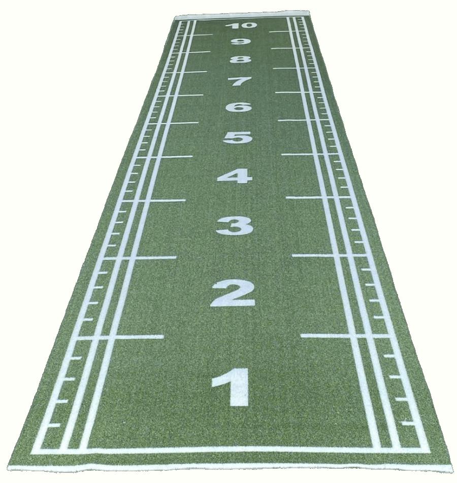 Piste de course sport - 10 x 2 m - Vert