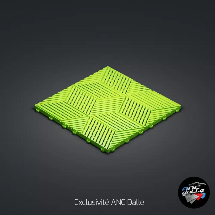 Dalle Cubique 3D - Vert fusion 