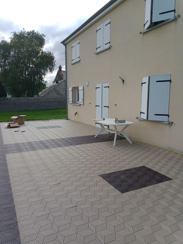 Dalle Cubique 3D "Beige" - Photo 1