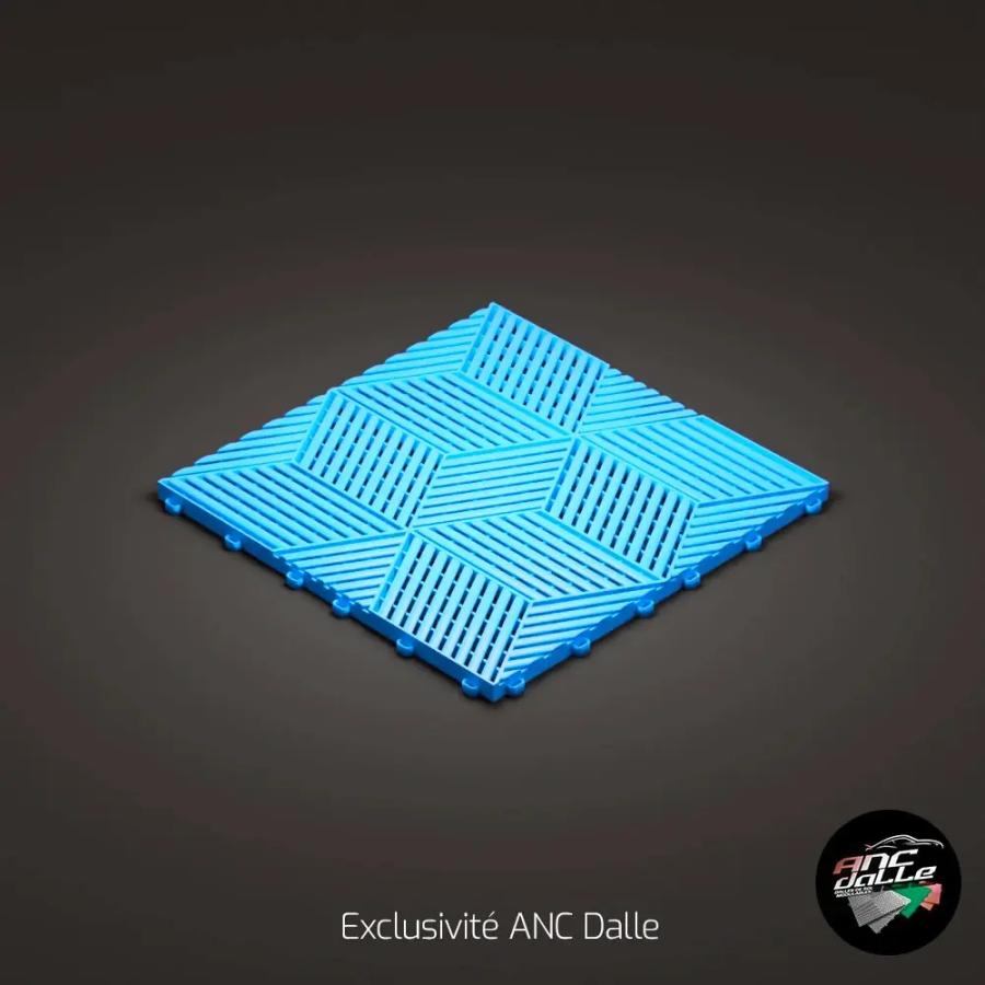Dalle Cubique 3D - Bleu Clair
