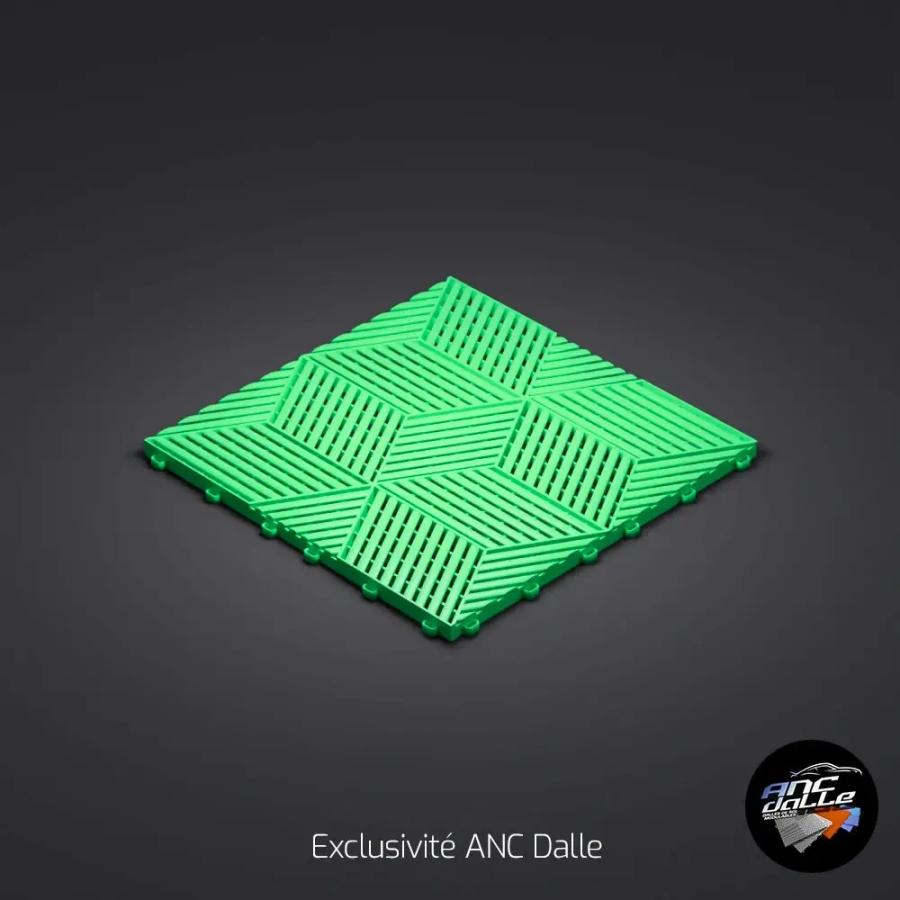 Dalle Cubique 3D - Vert Foncé