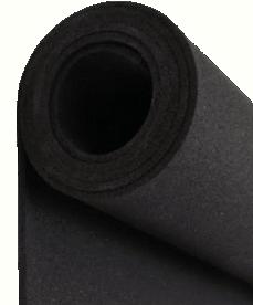 Rouleau amortissant Noir 1,2m x 10m